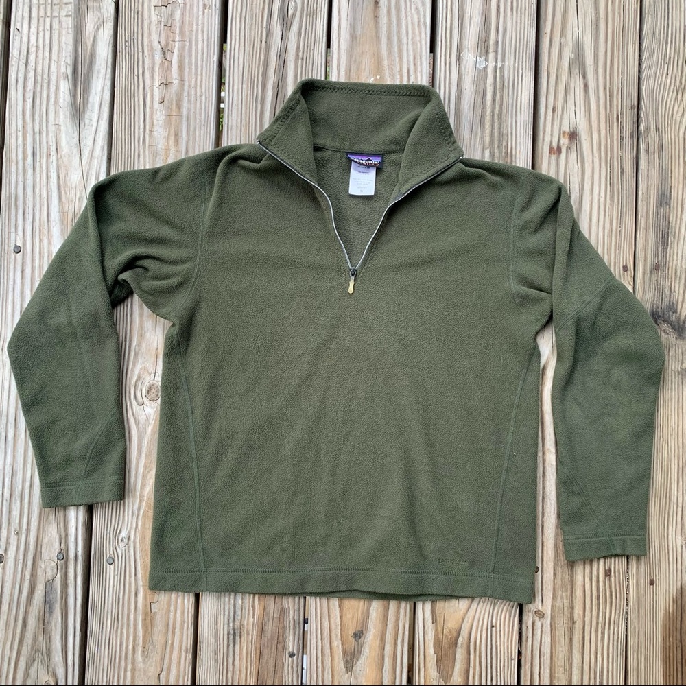 Womens Patagonia Synchilla Fleece 1/4 Quarter Zip Long Sleeve Jacket Pullover M